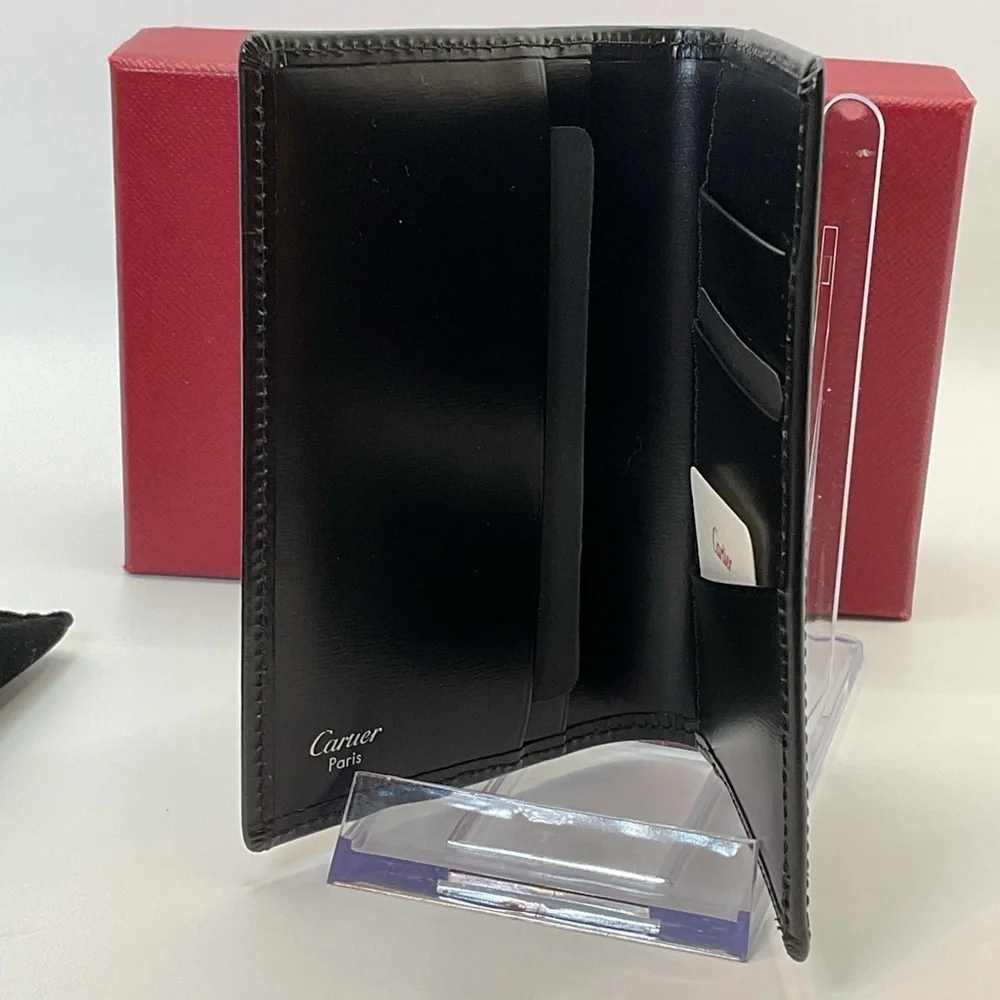 Cartier Black Leather Card Holder
